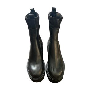 Zara Block heel height boots